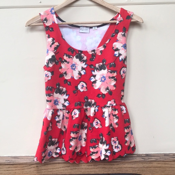 Anthropologie Tops - NWOT Anthropologie Postmark Floral Clovelly Peplum